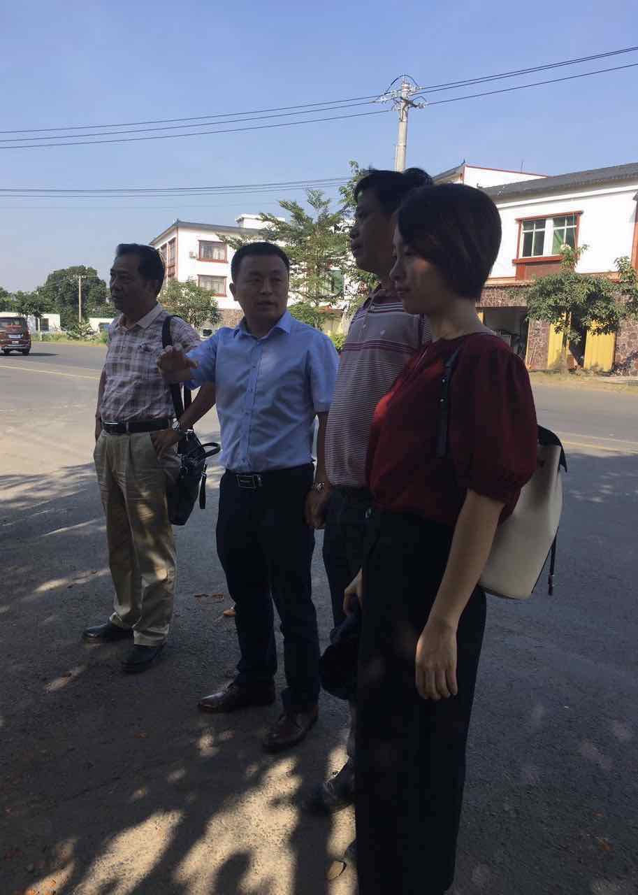 秀英区审计局领导莅临我公司秀英区PPP镇墟改造项目考察